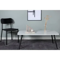 Skånska Möbelhuset Paradis Soffbord 120 X 70 Cm - Vit/svart -Stolar affär 5e181fc4d9c403657b1d675901df3b1a7e