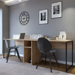 Skånska Möbelhuset Limbo Skrivbord 240x60 Cm - Ek -Stolar affär 5e58617d059218d3fda3596aba7d9579b5