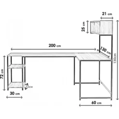 Skånska Möbelhuset Casino Hörnskrivbord 200x60 Cm - Valnöt 12 Skånska Möbelhuset Casino Hörnskrivbord 200x60 Cm - Valnöt -Stolar affär 5e65b7bca0368e8f8215433220cb9cbb9f
