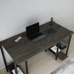 Skånska Möbelhuset Academy Skrivbord 125,2 X 60 Cm - Svart/mörkgrå -Stolar affär 5ec27dc2f15e605d7913d8ed1a84540781