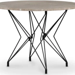 Skånska Möbelhuset Zoo Matbord Ø105 Cm - Svart / Beige Empradore