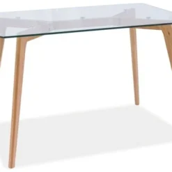 Skånska Möbelhuset Ayleen 120 Cm Matbord - Ek/Glas