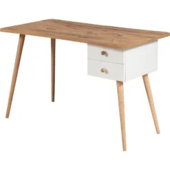 Skånska Möbelhuset Balbina Skrivbord 120x60 Cm - Furu/vit -Stolar affär 614def04af43280d10d70b84ef2d32a399