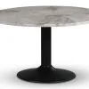 Skånska Möbelhuset Empire Matbord Ø105 Cm - Silver Diana Marmor / Svart Trumpetfot -Stolar affär 6159ee1b5bbc64bce403850741dc265d8b