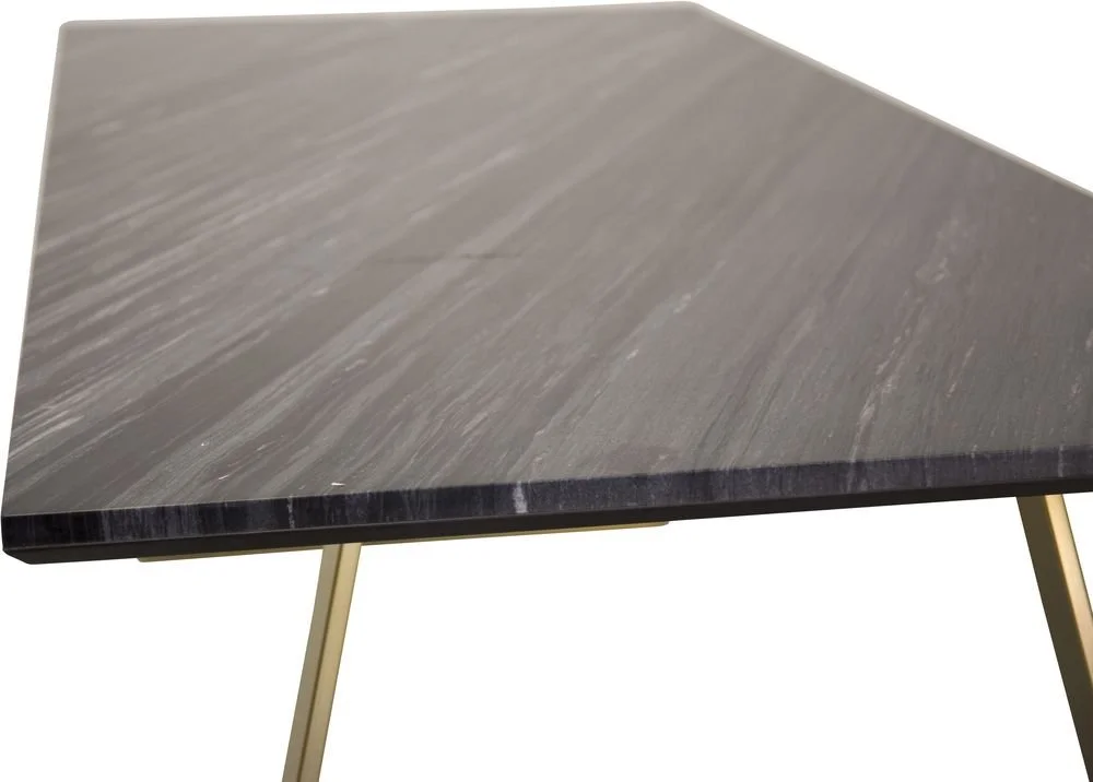 Skånska Möbelhuset Kvarnbacken Matbord 200 Cm - Matt Mässing/marmor 6 Skånska Möbelhuset Kvarnbacken Matbord 200 Cm - Matt Mässing/marmor - Bild 4