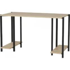 Skånska Möbelhuset Academy Skrivbord 125,2 X 60 Cm - Svart/ek -Stolar affär 629ec48768a8625609b0ace0dcbfb416f3