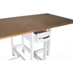 Skånska Möbelhuset Fårö Klaffbord 30/90/150 X 80 Cm - Vit / Ek -Stolar affär 63310755172c1e25ba407a012b2985b78f