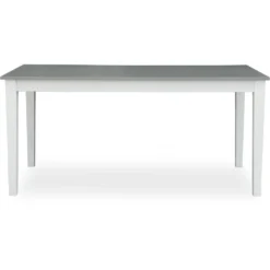 Skånska Möbelhuset Fårö Matbord 140 Cm - Vit/Grå -Stolar affär 6589f7e4f4ed8a46b797d5916fba1d9190