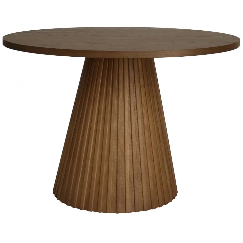 Skånska Möbelhuset Cleo Runt Matbord Ø110 Cm - Brunbetsad Ek 3 Skånska Möbelhuset Cleo Runt Matbord Ø110 Cm - Brunbetsad Ek