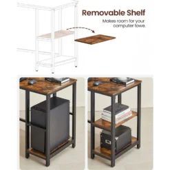 Skånska Möbelhuset Rami Hörnskrivbord 138/138 X 49 Cm - Brun/svart -Stolar affär 65eed5ec608ebef58d9f2b0cdafb26edb9