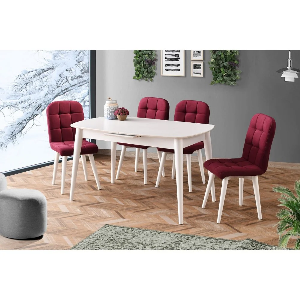 Skånska Möbelhuset Retro Matbord 130-160 Cm - Vit 3 Skånska Möbelhuset Retro Matbord 130-160 Cm - Vit