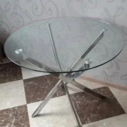 Skånska Möbelhuset Charlotte Runt Matbord Ø90 Cm - Krom/Glas 12 Skånska Möbelhuset Charlotte Runt Matbord Ø90 Cm - Krom/Glas -Stolar affär 66fe7b24a5ec941c5fb794af5d53490628