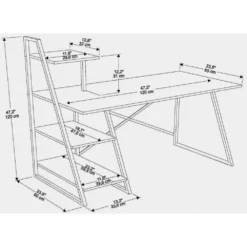 Skånska Möbelhuset Admira Skrivbord 120 X 60 Cm - Svart -Stolar affär 67207ef35618fa193d3ca5f854ce3cecaf