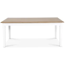 Skånska Möbelhuset Ramnäs Matbord 180 Cm - Vit/ekbets -Stolar affär 67c873c57239df317f6b93b97bf055490c