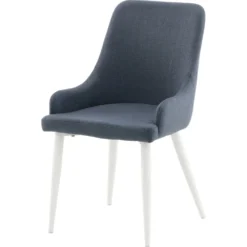 Skånska Möbelhuset Paradis Matstol - Blå/vit -Stolar affär 67caa08297c1d8d68ef726d2534bd27c88