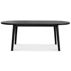Skånska Möbelhuset Scoop Ovalt Matbord Svartbetsad Ek - 200 Cm -Stolar affär 682d05f9c790e5357994622ec97a15984b