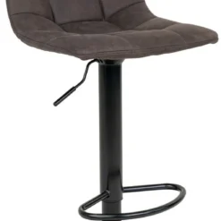 HOUSE NORDIC Middelfart Barstol - Mörkgrå/svart