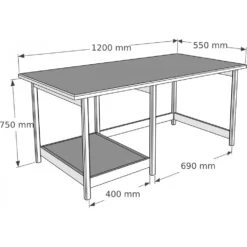 Skånska Möbelhuset Lina Skrivbord 120x55 Cm - Ek -Stolar affär 6a6c0997c6dfc8ed87635498ec3180592b