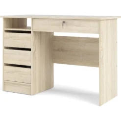 Skånska Möbelhuset Function Plus Skrivbord Med 3 Lådor 109,3 X 48,5 Cm - Ek -Stolar affär 6abfc5724f466647407771f16937eab727