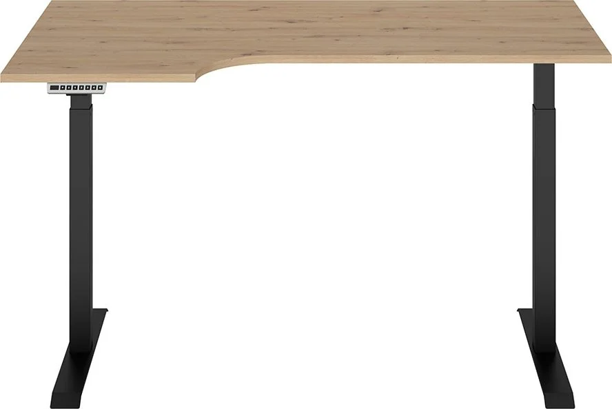 Skånska Möbelhuset Space Höj Och Sänkbart Skrivbord Vänster 160 X 90 Cm - Ek 6 Skånska Möbelhuset Space Höj Och Sänkbart Skrivbord Vänster 160 X 90 Cm - Ek - Bild 4