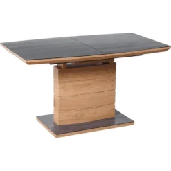 Skånska Möbelhuset Viggen Matbord 140-180 Cm - Mörkgrå/ek -Stolar affär 6cdff1ac007c8c0e4de50b812f83c537b0