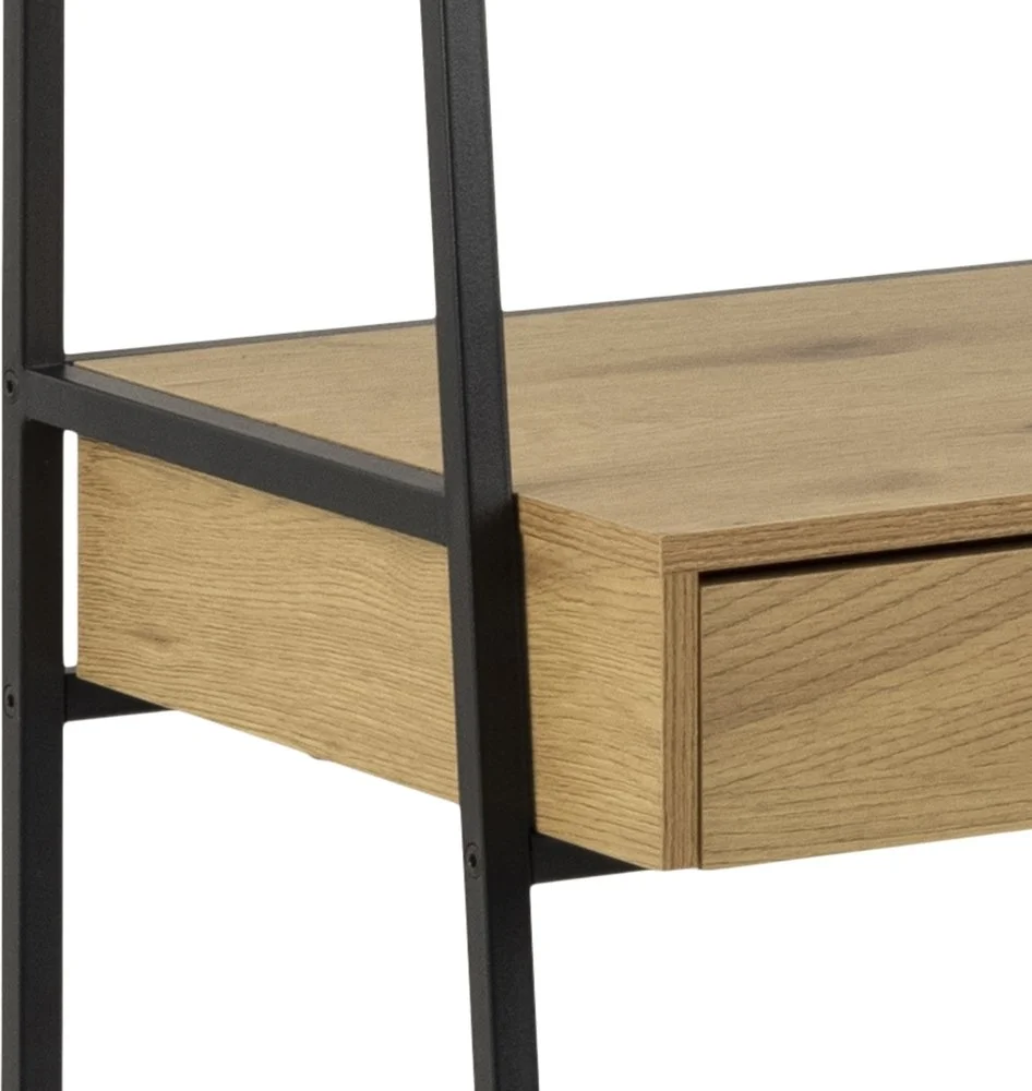 Skånska Möbelhuset Seaford Skrivbordshylla - Svart/ek 7 Skånska Möbelhuset Seaford Skrivbordshylla - Svart/ek - Bild 5