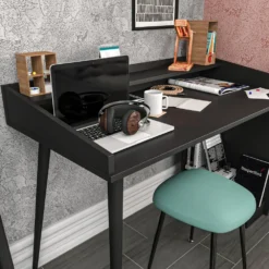 Skånska Möbelhuset Vanessa Skrivbord 121,8 X 59 Cm - Svart -Stolar affär 6d653a11603cb10bba45321b6c288c4bb7