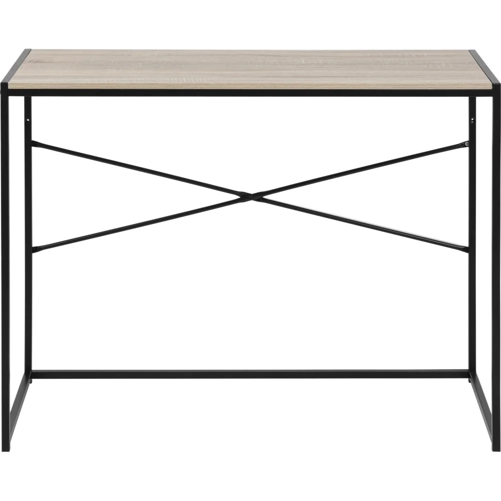 Skånska Möbelhuset Seaford Skrivbord 100 Cm - Sonoma Ek/svart 5 Skånska Möbelhuset Seaford Skrivbord 100 Cm - Sonoma Ek/svart - Bild 3