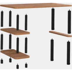 Skånska Möbelhuset Moon Skrivbord 120x70 Cm - Svart/furu -Stolar affär 6f1ad2a3f7ab57f1dd7243cdd2c01369c2