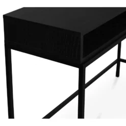 Skånska Möbelhuset Stilo V.2 Skrivbord Med Låda 120 Cm Svartbetsad Ek -Stolar affär 6f2efaaa176b2a66e258ac1252461667e5