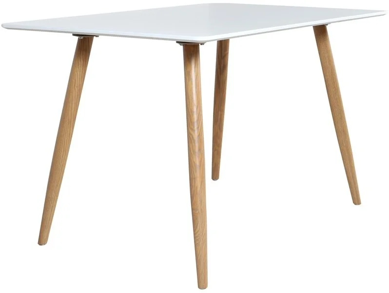 Skånska Möbelhuset Paradis Matbord 120x80 Cm - Vit/ek 3 Skånska Möbelhuset Paradis Matbord 120x80 Cm - Vit/ek