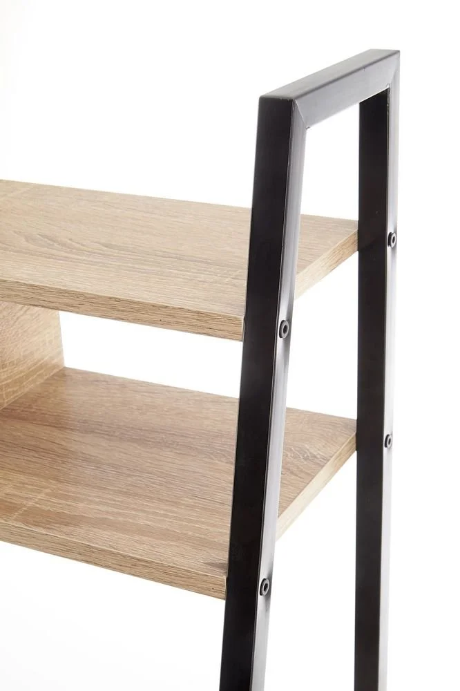 Skånska Möbelhuset Perlie Skrivbordshylla - Sonoma Ek/svart 7 Skånska Möbelhuset Perlie Skrivbordshylla - Sonoma Ek/svart - Bild 5