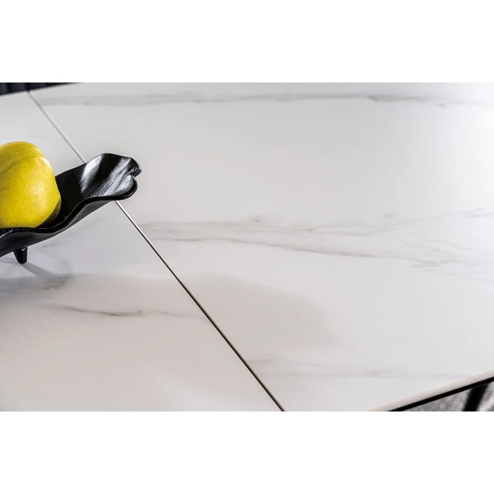 Skånska Möbelhuset Westin Matbord 120-160 Cm - Vit/svart 6 Skånska Möbelhuset Westin Matbord 120-160 Cm - Vit/svart - Bild 4