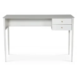 Skånska Möbelhuset Flash Skrivbord 120x50 Cm - Vit / Mässing
