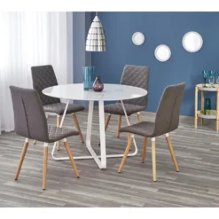 Skånska Möbelhuset Raphael Runt Matbord 115 Cm - Vit (Glas) / Metall -Stolar affär 70cf830e57d89b44e978e50bab4eeec9b2