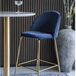 HOUSE NORDIC Lausanne Barstol - Blå/mässing 14 HOUSE NORDIC Lausanne Barstol - Blå/mässing -Stolar affär 7126f63795a113c92238835c914970366a