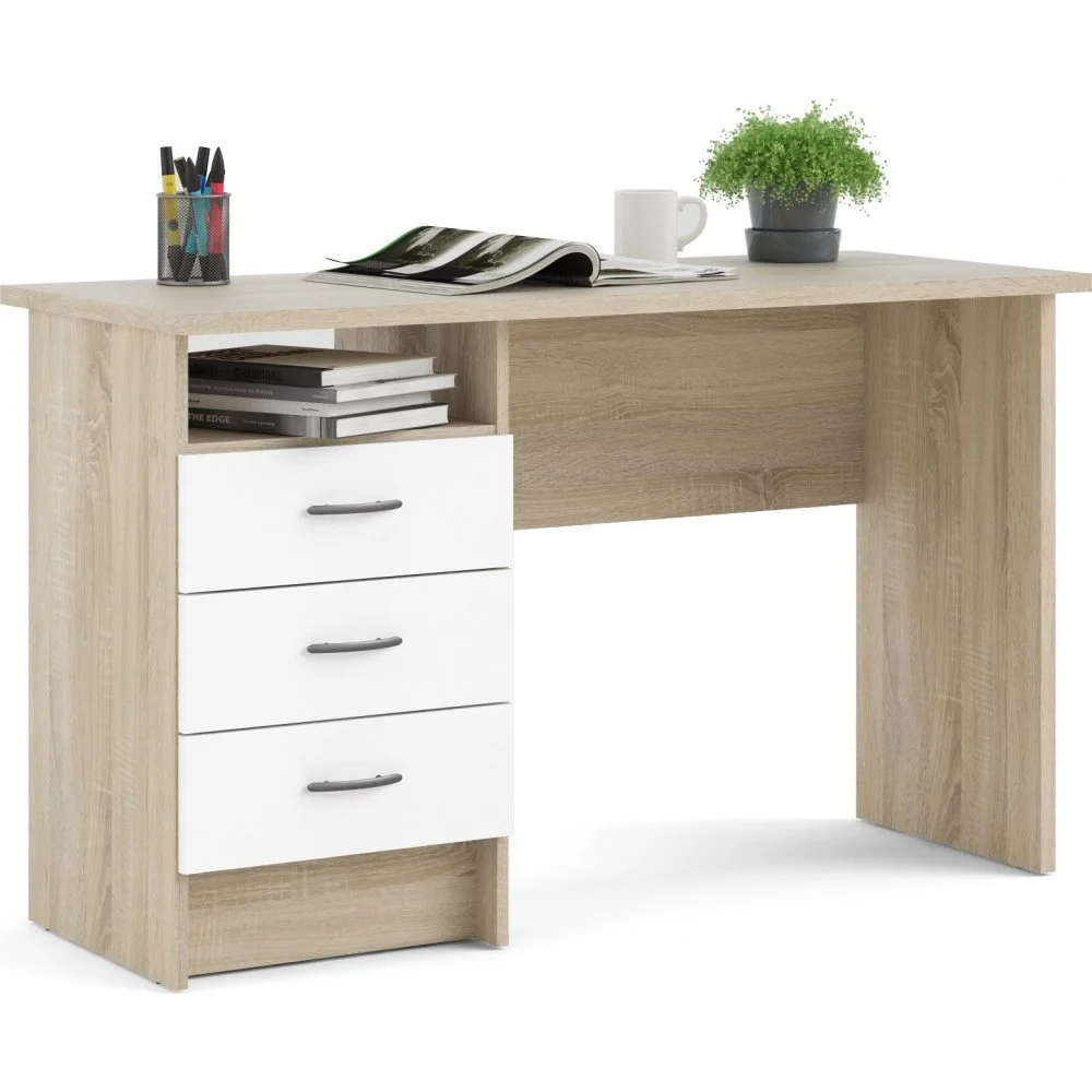 Skånska Möbelhuset Function Plus Skrivbord 120,1 X 48,1 X 72,6 Cm - Ek/vit 11 Skånska Möbelhuset Function Plus Skrivbord 120,1 X 48,1 X 72,6 Cm - Ek/vit - Bild 9