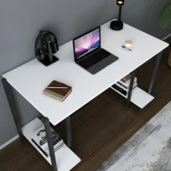 Skånska Möbelhuset Academy Skrivbord 125,2 X 60 Cm - Svart/vit -Stolar affär 71a33ed0ea62ba3b3f80bffa7a1646aeb2