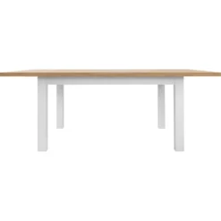 Skånska Möbelhuset Erla Matbord 160-200 X 90 Cm - Vit/ek -Stolar affär 71db68e3ba66a14f6d62de2bf08a7fcd65