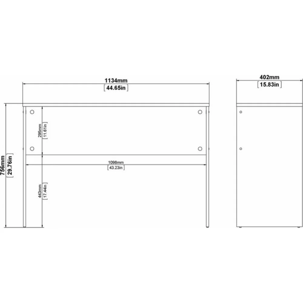 Skånska Möbelhuset Function Plus Skrivbord 113,4 X 40,2 X 75,6 Cm - Wotan/ek 10 Skånska Möbelhuset Function Plus Skrivbord 113,4 X 40,2 X 75,6 Cm - Wotan/ek - Bild 8