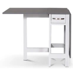 Skånska Möbelhuset Fårö Klaffbord 30/90/150 X 80 Cm - Vit / Grå -Stolar affär 722d0133832c32a38f5e258a5a34efc1d7