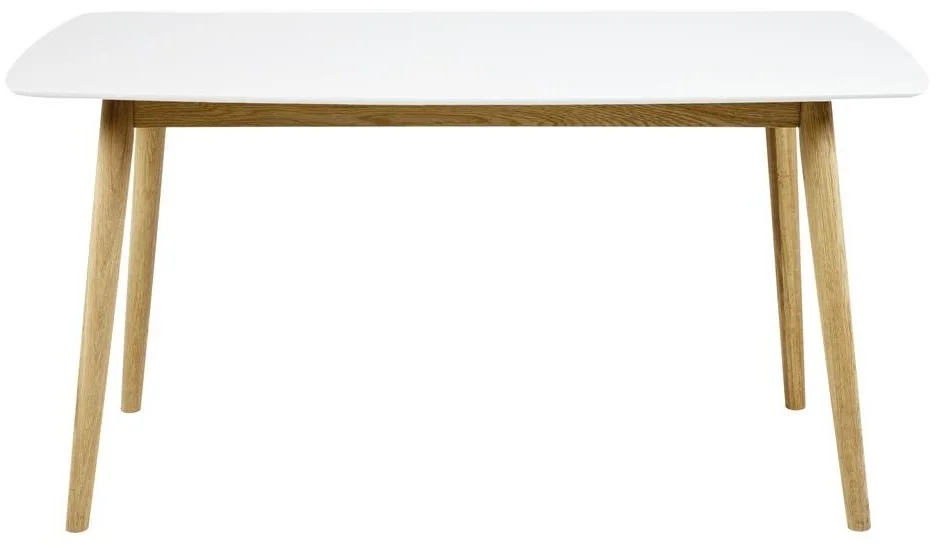 Skånska Möbelhuset Nagano Matbord 150 Cm - Vit/ek 3 Skånska Möbelhuset Nagano Matbord 150 Cm - Vit/ek