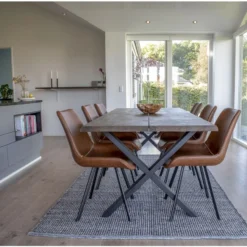 HOUSE NORDIC Toulon Matbord - Rökt Ek - 200x95x76x4 -Stolar affär 74121efb01a6be580184529cd06eb25b5e