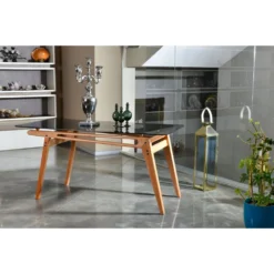 Skånska Möbelhuset Palace Matbord 160 Cm - Ek/glas -Stolar affär 75a9e9f891fbb28a4c7fad99e7fb195a5e