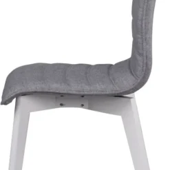 Skånska Möbelhuset Aniyah Stol - Ljusgrå/vitlack -Stolar affär 75ddfd591cf787a926e61edaedaae7faf2