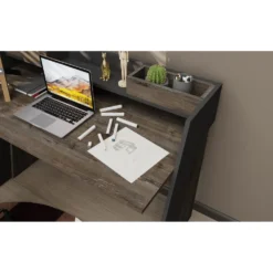 Skånska Möbelhuset Broklyn Skrivbord 123,6 X 59,6 Cm - Wenge/antracit -Stolar affär 76e461be3aa7ea99e35a689b339b1ca0fc