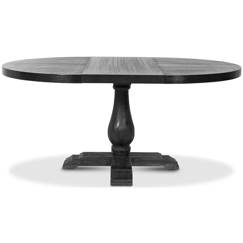 Skånska Möbelhuset Lamier Runt Förlängningsbart Matbord 120-170 Cm I Diameter - Svart 4 Skånska Möbelhuset Lamier Runt Förlängningsbart Matbord 120-170 Cm I Diameter - Svart - Bild 2