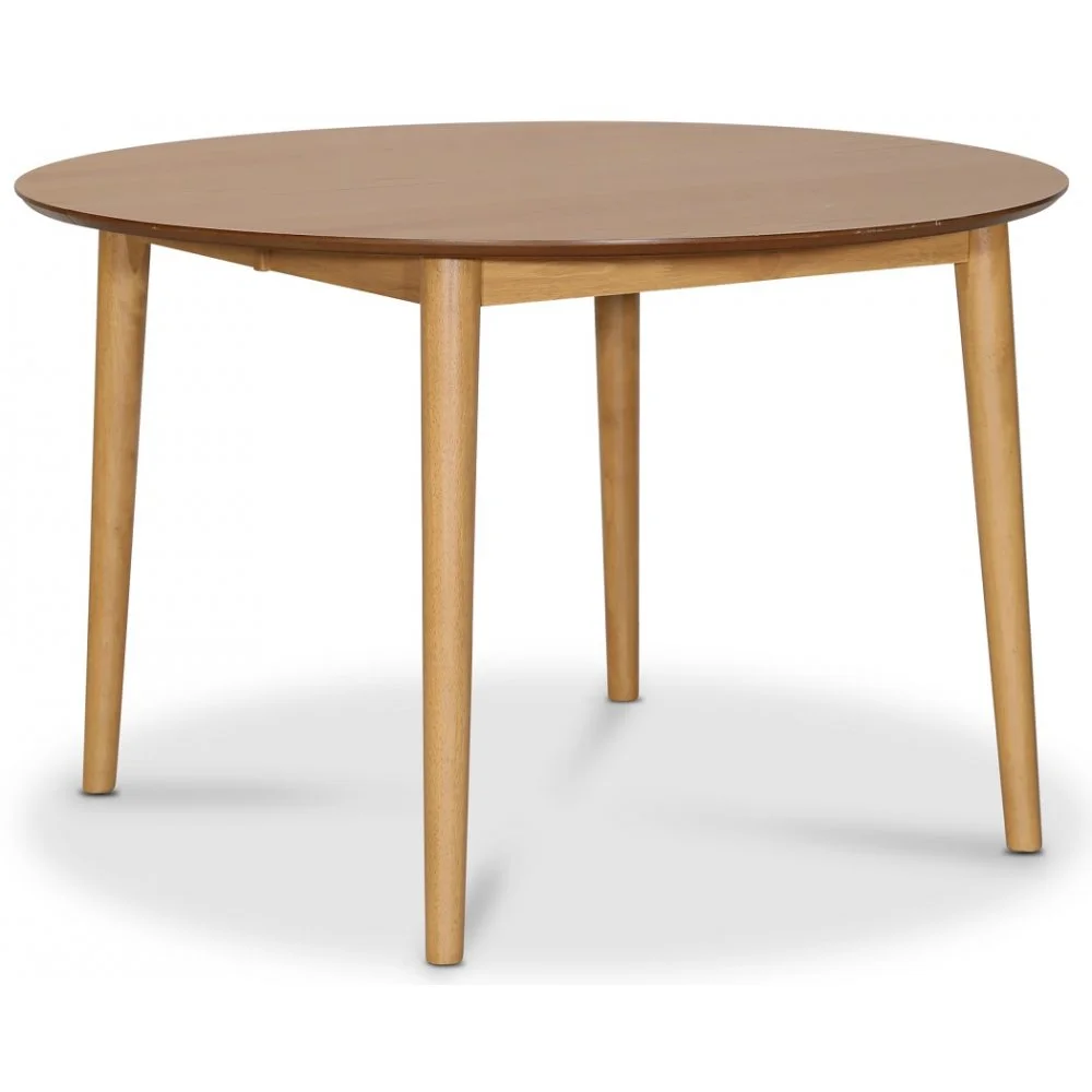 Skånska Möbelhuset Oskar Runt Matbord Med Iläggsskiva I Ek - Mått 120-170 X 120 Cm 3 Skånska Möbelhuset Oskar Runt Matbord Med Iläggsskiva I Ek - Mått 120-170 X 120 Cm