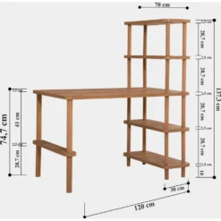 Skånska Möbelhuset Nano Skrivbord 120x70 Cm - Furu -Stolar affär 77d3daf5cf655e3fe1962f503d42ed2168