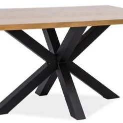 Skånska Möbelhuset Finley 150 Cm Matbord - Massiv Ek/svart